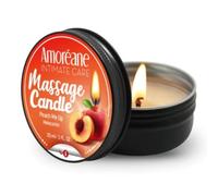 AMOREANE Vela De Masaje Melocotón 30 Ml - Vela Artesanal Para Una Experiencia Sensorial Indulgente
