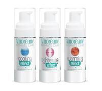 Amoréane Pack Lubricantes 3 en 1 - Efecto Tensor 30ml + Efecto Calor 50ml + Efecto Frío 50ml - Hidratación, Sensación y Confort Diario para Pareja