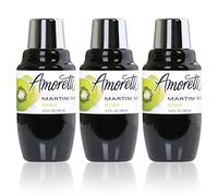 Amoretti Premium Martini Cocktail Mix Minis, Kiwi, 3.4 Fluid Ounce