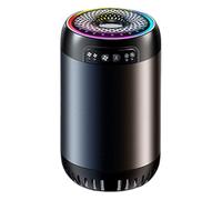 Amorizador de aire del automóvil con difusor de de automóvil ligero y recargable | Difusor de terapia recargable inteligente,Fragancia de automóvil con batería, perfume automático portátil con luz par