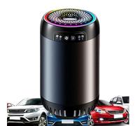 Amorizador de aire del automóvil con difusor de de automóvil ligero y recargable,Difusor de terapia LED recargable | Fragancia de automóvil con batería, perfume automático portátil con luz para elimin
