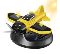 Amorizador De Aire Del Automóvil - Difusor | Ornamento De Quiebre De Con Energía Solar Con Forma De Aviones | Suministros Interiores Automotrices Para Sedan RV Pickup Remolque Automotive Foor Veh