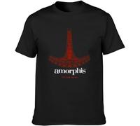 Amorphis Far from The Sun Progressive Metal Death Doom Sentenced Men's T-Tshirts Camisetas y Tops Unisex Black Cotton Print tee Tshirts Camisetas y topss(Small)