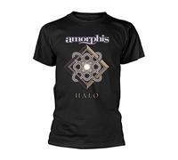 Amorphis 'Halo' (Negro) Camiseta, Negro, Medium