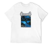 Amorphis Tales from The Thousand Lakes T-Shirt Graphic tee Printed Top Mens White Shirt S