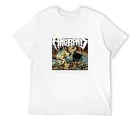 Amorphis The Karelian Isthmus T-Shirt Graphic tee Printed Top Mens White Shirt S