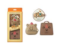 AMORTALS - Tunee Goods Collection Dark Choco Complexion Puffs - puff*2 & case - Croissant Combo