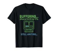 Amortiguación... Pixel Art de los 90 Please Hold My Life Camiseta