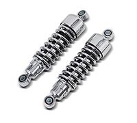 Amortiguador 10,5" Compatible para Harley Davidson Dyna Street Bob Descenso Cromo