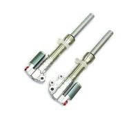 Amortiguador 2 Uds Φ27MM 360mm Amortiguadores Suspensión Horquilla Delantera para Motocicleta Amortiguadores Hidráulicos Amortiguación Rebote Ajustable Amortiguadores(Gris)