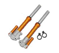 Amortiguador 2 Uds Φ27MM 360mm Amortiguadores Suspensión Horquilla Delantera para Motocicleta Amortiguadores Hidráulicos Amortiguación Rebote Ajustable Amortiguadores Motocicleta(Gold)