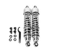 Amortiguador 2x380mm Amortiguadores Aire Traseros Izquierdo Y Derecho para Sportster para XLH883 para XLH1200 1986-2003 Accesorios Motocicleta Primavera Amortiguador Aire(Chrome)