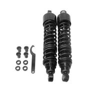 Amortiguador 2x380mm Amortiguadores Aire Traseros Izquierdo Y Derecho para Sportster para XLH883 para XLH1200 1986-2003 Accesorios Motocicleta Amortiguador Trasero(Black)