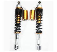 Amortiguador 360mm 370mm 380mm 390mm 400mm 8mm Resorte 20mm Horquilla Motocicleta Amortiguador Suspensión para Benelli Primavera Amortiguador Aire(390mm 20mm Fork)