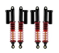 Amortiguador Ajustable RC Compatible con Axial para SCX10 para Traxxas para TRX4 D90 1/10 Coche Trepador De Control Remoto 4 Uds 100Mm Amortiguador De Presión Negativa Piggyback