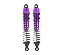 Amortiguador Ajustable RC Compatible con HSP 108004 182004 1/10 RC Accesorios De Piezas De Actualización del Monstruo del Camión del Coche del Amortiguador del Metal 108mm 08001 08058(Purple,2pcs)