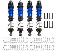 Amortiguador Ajustable RC Compatible con Losi para Mini para LMT 1/18 RC Coche Mejora Reemplazo Accesorios Piezas Aleación De Aluminio Llenado De Aceite Amortiguador(Blue)