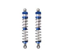 Amortiguador Ajustable RC Compatible con Racing para ARRMA Fury Mega 1/10 RC Coche Mejora Reemplazo Accesorios Piezas 2 Piezas 110 Mm Amortiguador Metálico(Blue)