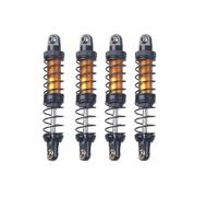 Amortiguador Ajustable RC Compatible con Tamiya para Traxxas para Axial para TRX4 para SCX10 CC01 D90 D110 1/10 Piezas de Coche trepador de Control Remoto 4 Uds 80mm Amortiguador de Metal