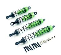 Amortiguador Ajustable RC Compatible con WLtoys 12428 12423 1/12 RC Accesorios De Piezas De La Pista del Coche Amortiguador Delantero Y Trasero De Aluminio 12428(Green)