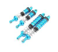 Amortiguador Ajustable RC Compatible con WLtoys 12428 12423 1/12 RC Car Crawler Pieza De Actualización Amortiguador Trasero Delantero Lleno De Aceite De Metal(Blue)