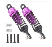Amortiguador Ajustable RC para HPI para HSP para Traxxas para Losi para Wltoys A959 A969 A979 K929 1/18 AC52 2 Piezas Amortiguador De 65 Mm Ajustable En Aceite para Coche RC(Purple)