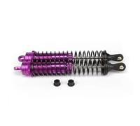 Amortiguador Ajustable RC para HSP para HPI para Losi para Axial 1/8 Amortiguador De Aluminio De 140 Mm Ajustable En Aceite para Coche RC para Buggy Camión Piezas De Repuesto(Purple)