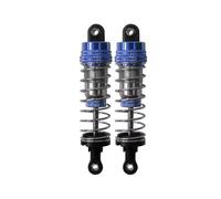 Amortiguador Ajustable RC para MJX para Hyper Go H16H H16E H16P 16207 16208 16209 16210 73 mm Amortiguador De Aceite Metálico para Coche RC Repuestos Y Usos(Blue)