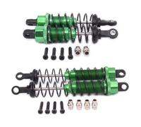 Amortiguador Ajustable RC para WLtoys 12428 12423 1/12 Amortiguadores Delanteros Y Traseros Metal Rellenos Aceite Color Verde para Coche RC Crawler Piezas Accesorios Actualización Reemplazo Y Uso