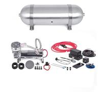 Amortiguador Ajuste para el sistema de gestión del kit de suspensión neumática y el tanque de aire de 3/4/5 galones y la bomba compresora con manómetro 3/5(4 Gal 8 VAL EXP)