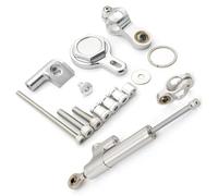 Amortiguador Amortiguación De Dirección Motocicleta para Yamaha YZF R1 1998-2001 Kit Soporte Montaje Amortiguador Estabilizador Aluminio CNC Estructura Sarga Soporte De Dirección(Color 4)