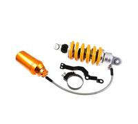 Amortiguador Amortiguador De Airbag Hidráulico Incorporado Ajuste Amortiguación Trasera Motocicleta 205mm Y 235mm para Suzuki Suspensión Trasera(235mm Yellow)