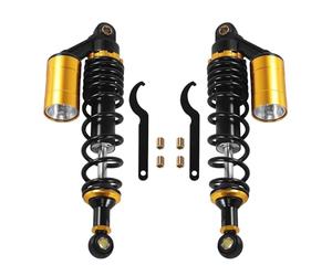Amortiguador Amortiguador De Aire Ajustable Trasero De 330mm para Motocicleta para CT100 CT90 150cc ATV Quad Drit Pit Bike Piezas Amortiguador Trasero
