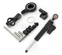 Amortiguador Amortiguador De Dirección Motocicleta para Yamaha YZF R1 1998-2001 Kit Montaje Soporte Estabilizador Fabricado En Aluminio CNC Mejora del Control Soporte De Dirección(Color 1)