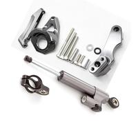 Amortiguador Amortiguador De Dirección para Motocicleta para Suzuki GSXR 600 750 K4 2001-2005 Soporte Estabilizador Aluminio CNC con Diseño Sarga Soporte De Dirección(Color 4)