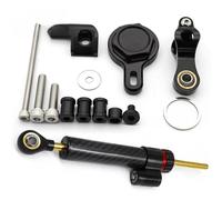 Amortiguador Amortiguador De Dirección para Motocicleta para Yamaha YZF R1 1998-2001 Kit Montaje con Soporte Estabilizador Aluminio CNC Soporte De Dirección(Color 1)
