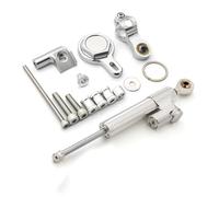 Amortiguador Amortiguador De Dirección para Motocicleta para Yamaha YZF-R1 1998-2001 Kit Montaje Soporte para, Aluminio CNC Soporte De Dirección(Color 4)