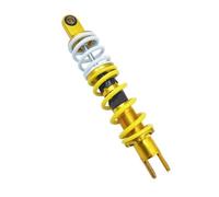 Amortiguador Amortiguador Hidráulico Aceite 280 Mm Y 320 Mm para Suspensión Trasera Motocicleta Amortiguadores Rebote Amortiguadores Doble Resorte Amortiguadores(280mm Gold)