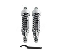 Amortiguador Amortiguador Trasero Motocicleta 298 Mm Suspensión con Muelle Ajustable Y Amortiguación Hidráulica para XL883C para XL883R para XL1200C/R/N/V Amortiguadores Motocicleta(Chrome)