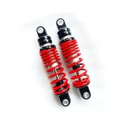 Amortiguador Amortiguador Trasero Redondo Con Ajuste Hidráulico Aceite Y Gas Para NIU Scooter Dirt Pocket Bike Quad Pitbike Motocicleta 245 250 265 Mm(245mm red)