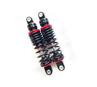 Amortiguador Amortiguador Trasero Redondo Con Ajuste Hidráulico Aceite Y Gas Para NIU Scooter Dirt Pocket Bike Quad Pitbike Motocicleta 245 250 265 Mm(245mm red and black)