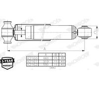 Amortiguador Anillo superior V2161 MONROE para FORD TRANSIT V363 Furgoneta