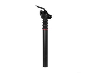 Amortiguador Asiento Scooter 28.6mm Aluminio Negro | ultraligero, solo 628.5g, no afecta rendimiento, absorbe impactos, ideal viajes largos