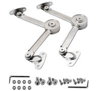 Amortiguador Bisagras Soporte De Aire De Tapa Amortiguador De Bisagra De Soporte De Soporte De Elevación De Puerta De Muebles De Gabinete Soporte De Tapa De Cierre Suave/2 Piezas Largo205mm