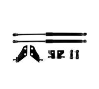 Amortiguador Capó Amortiguadores De Capó, Delantero, Puntales Gas, Soportes Elevación, Brazos Varilla, Choque Para Fiat 500 500C 2008-2024 Muelle Apertura Del Capó(Negro)