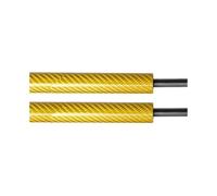 Amortiguador capó lantero Amortiguador Trasero 2 Uds Para V40 2012-2019 Hatchback Con Alerón Techo Puntales Cargados Gas Para Maletero Resorte