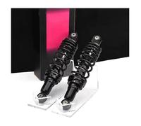 Amortiguador Choque Motocicleta Amortiguador De Suspensión Universal para Motocicleta 270 Mm 300 Presión Ajustable Resorte Trasero(Negro)