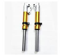 Amortiguador Choque Motocicleta para Jog para JOG50 para JOG90 50 90 50cc 90cc Amortiguador De Suspensión Neumática Un Par 365mm 26mm Horquilla Delantera Motocicleta(Amarillo)
