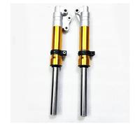 Amortiguador Choque Motocicleta para Jog para JOG50 para JOG90 50 CC 90 Amortiguador De Suspensión Un Par 365 Mm 26 Horquilla Delantera Motocicleta(Amarillo)