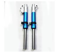 Amortiguador Choque Motocicleta para Jog para JOG50 para JOG90 50 CC 90 Amortiguador De Suspensión Un Par 365 Mm 26 Horquilla Delantera Motocicleta(Azul)